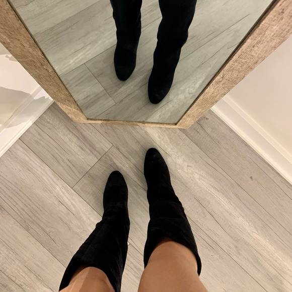 SOLD H&M | Black below-knee boots - Picture 1 of 4